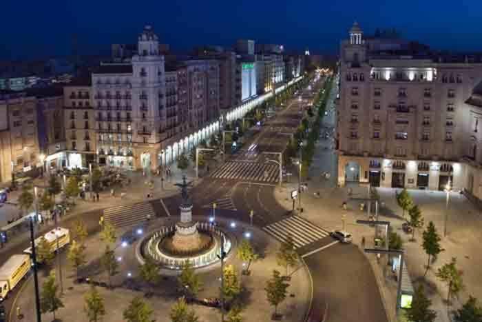Apartamentos Plaza Espana Deluxe Saragossa Exterior foto